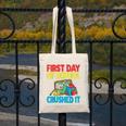Graduation First Day Of School Crushed It Canvas Tote Bag