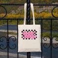 Groovy Senior Class Of 2026 Coquette Pink Bow Graduation Canvas Tote Bag