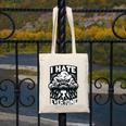 I Hate Everyone Introvert Anti-Social Dark Humor Canvas Tote Bag