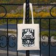 I Hate Everyone Introvert Anti-Social Dark Humor Canvas Tote Bag