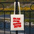 High School Graduation Tshirt Game Over Senior Class Of 2018 Canvas Tote Bag