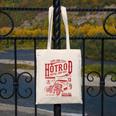 Hotrod Car Automotive Nostalgia Distressed Retro Canvas Tote Bag
