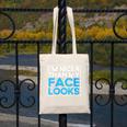 I'm Nicer Than My Face Looks Shy People Introverts Canvas Tote Bag I'm Nicer Than My Face Looks Shy People Introverts Canvas Tote Bag
