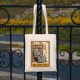 Introvert Homebody Awkward Skeleton The Homebody Tarot Card Canvas Tote Bag