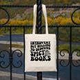 Introvert But Willing To Discuss Spicy Books Canvas Tote Bag