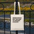 Introvert But Willing Ecology Ecologist Ecology Lover Canvas Tote Bag Introvert But Willing Ecology Ecologist Ecology Lover Canvas Tote Bag