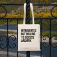 Introverted Archer Archery Introvert Canvas Tote Bag Introverted Archer Archery Introvert Canvas Tote Bag