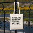 Introverted Basketball Player Basketball Introvert Canvas Tote Bag Introverted Basketball Player Basketball Introvert Canvas Tote Bag