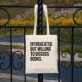 Introverted Bookworm Books Introvert Canvas Tote Bag Introverted Bookworm Books Introvert Canvas Tote Bag