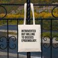 Introverted Epidemiologist Epidemiology Introvert Canvas Tote Bag Introverted Epidemiologist Epidemiology Introvert Canvas Tote Bag