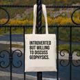 Introverted Geophysicist Geophysics Introvert Canvas Tote Bag Introverted Geophysicist Geophysics Introvert Canvas Tote Bag