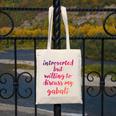 Introverted Willing To Discuss Gabali Introvert Canvas Tote Bag Introverted Willing To Discuss Gabali Introvert Canvas Tote Bag