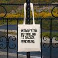 Introverted Wrestler Wrestling Introvert Canvas Tote Bag Introverted Wrestler Wrestling Introvert Canvas Tote Bag