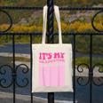 It's My Graduation Sign My Shirt Groovy Girls Graduation Canvas Tote Bag