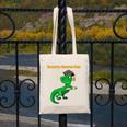 Kids Cute Graduation Dinosaur Smarty Saurus Kinder VPK Pre-k Grad Canvas Tote Bag