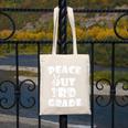 Kids Kids Peace Out 3Rd Grade For Graduation Canvas Tote Bag