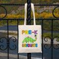 Kids Pre-K Graduate Brontosaurus Dino Pre Kindergarten Graduation Canvas Tote Bag