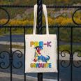 Kids Pre-K Graduate Dinosaur T-Rex Pre Kindergarten Graduation Canvas Tote Bag