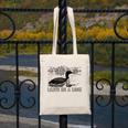 Loon Bird Pun Leave Me A Loon Nature For Introverts Canvas Tote Bag