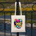 I Love The 70s Retro Cassette Roller Vinyl Nostalgia Vibes Canvas Tote Bag I Love The 70s Retro Cassette Roller Vinyl Nostalgia Vibes Canvas Tote Bag