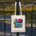 I Love The 70s Vintage Cassette Roller Vinyl Nostalgia 70s Canvas Tote Bag