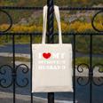 I Love My Introvert Husband I Heart My Introvert Husband Canvas Tote Bag