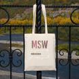 Master Social Worker MSW Graduation Social Work Student Canvas Tote Bag