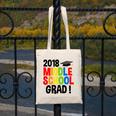 Middle School Graduation Class Of 2018 Shirt Canvas Tote Bag