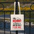 My Mommy Did It And She Did It For Me Nurse Graduation Mom Canvas Tote Bag