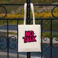 No Small Talk Zone – Introvert Quote Canvas Tote Bag No Small Talk Zone – Introvert Quote Canvas Tote Bag
