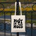Not In The Mood Anti Social Introvert Sarcastic Retro Canvas Tote Bag