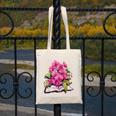 Orchids Flowers Book Floral Canvas Tote Bag