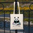 Panda Reading Chapter Books Canvas Tote Bag Panda Reading Chapter Books Canvas Tote Bag