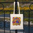 Peace Sign Groovy Vibes Costume Nostalgia Tie Dye Fashion Canvas Tote Bag