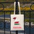 PhD PhD Graduation Gifts PhD Survivor T-Shirt Canvas Tote Bag