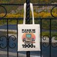 Please Be Patient I'm From The 1900s Retro Computer Geek Canvas Tote Bag