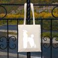 Poodle Graduation Dog Graduate Canvas Tote Bag