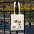 Proud Army National Guard Uncle National Guard Graduation Canvas Tote Bag