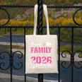 Proud Family Of a Class Of 2026 Graduate For Graduation Canvas Tote Bag