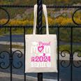 Proud Mom Of A 2024 Senior Graduation Canvas Tote Bag Proud Mom Of A 2024 Senior Graduation Canvas Tote Bag