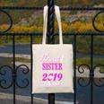 Proud SISTER Of A Class 2019 Senior Tshirt Graduation Canvas Tote Bag
