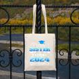 Proud Sister Of Three 2024 Graduate 23 Class Graduation Canvas Tote Bag