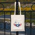 Proud US Air Force Sister Flag Air Force Graduation Sister Canvas Tote Bag
