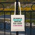 Qualified Psychologist PhD PsyD Shirt Graduation Canvas Tote Bag