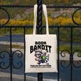 Racoon-Bookworm-Book Bandit-Fueled By Fiction Canvas Tote Bag