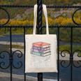 Rather Be Reading Book Lover Stack Canvas Tote Bag