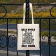 Read Books Stay Weird Book Lover Joke Introvert Reading Canvas Tote Bag Read Books Stay Weird Book Lover Joke Introvert Reading Canvas Tote Bag
