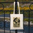 The Reader Tarot Card Book Lover Skeleton Reading Book Canvas Tote Bag