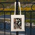 The Reader Tarot Card Skeleton Reading Book Bookworm Bookish Canvas Tote Bag