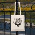 A Reader Without Their Book Is A Tragedy Dragon Rider Canvas Tote Bag A Reader Without Their Book Is A Tragedy Dragon Rider Canvas Tote Bag